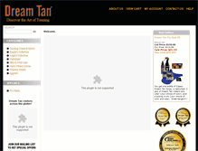 Tablet Screenshot of dreamtan.com